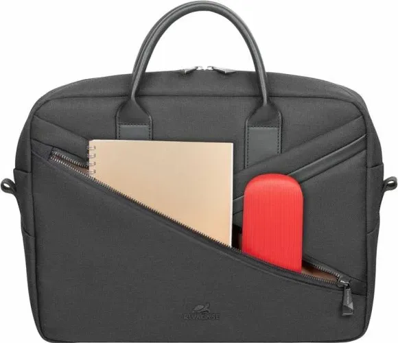 çantë laptopi RIVACASE ECO 8134 15.6\", RPET, rezistente ndaj ujit, e zezë - 3