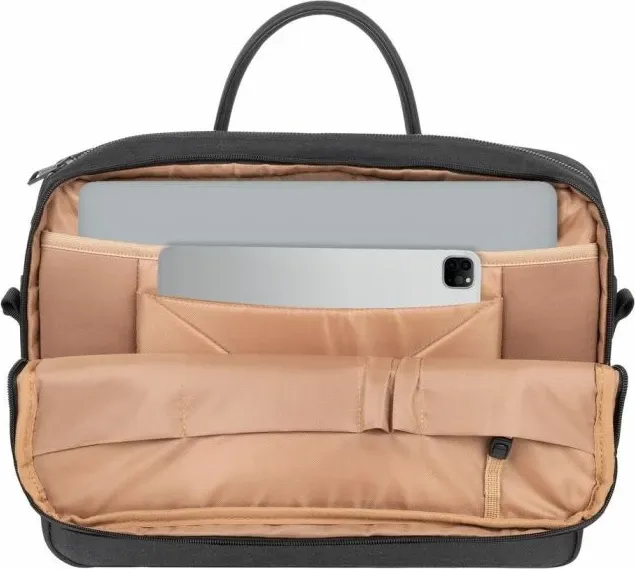 çantë laptopi RIVACASE ECO 8134 15.6\", RPET, rezistente ndaj ujit, e zezë - 5