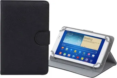 Mbështjellës për tablet RIVACASE 3012, deri 7\", PU lëkurë, i zi - 1