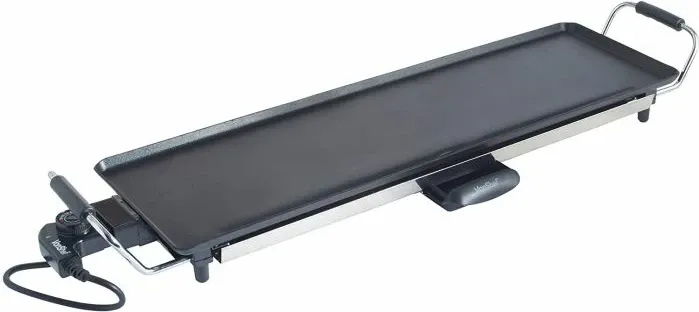Grill teppanyaki elektrik VONSHEF XL 2013063, 2000W, 70x23cm, i zi - 4