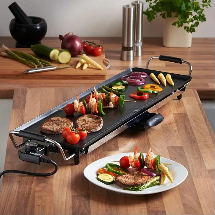 Grill teppanyaki elektrik VONSHEF XL 2013063, 2000W, 70x23cm, i zi - 6