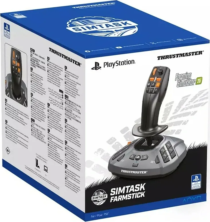 Joystick Thrustmaster SimTask FarmStick P për PlayStation/PC, gri - 2