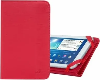 Mbështjellës folio me stand për tablet RIVACASE 3212, 7\", e kuqe - 1