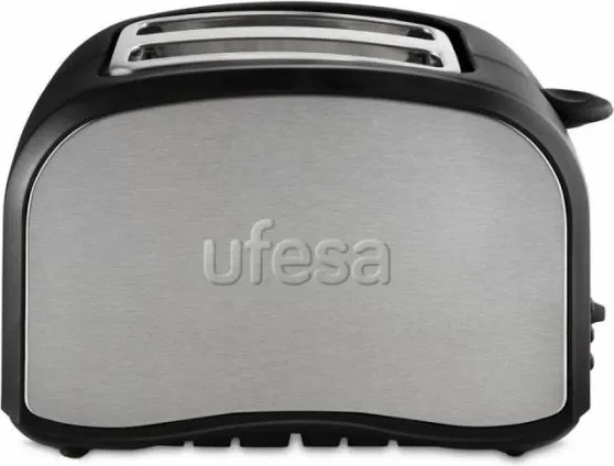 Toster UFESA TT7985, 2 vende, 800 W, argjendtë/zi - 2