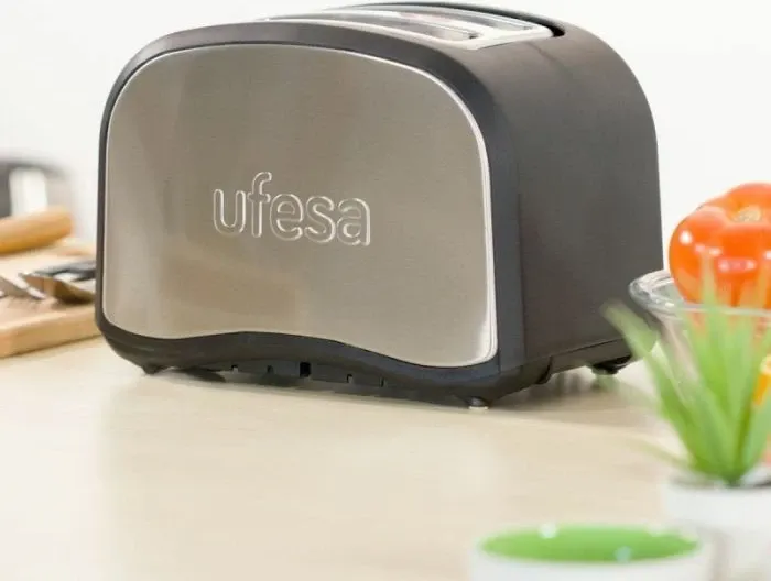 Toster UFESA TT7985, 2 vende, 800 W, argjendtë/zi - 11