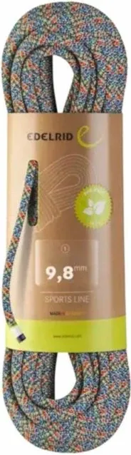 Litar ngjitjeje EDELRID se puffin 9.8mm 70m, shumëngjyrësh - 1