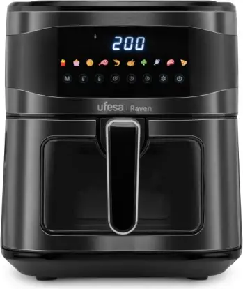 Fritezë ajri UFESA Raven 72805983 1700W 6L ekran touch, e zezë
