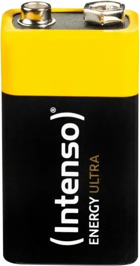 Bateri 9V Intenso Energy Ultra 6LR61, 560mAh, zi/verdhe