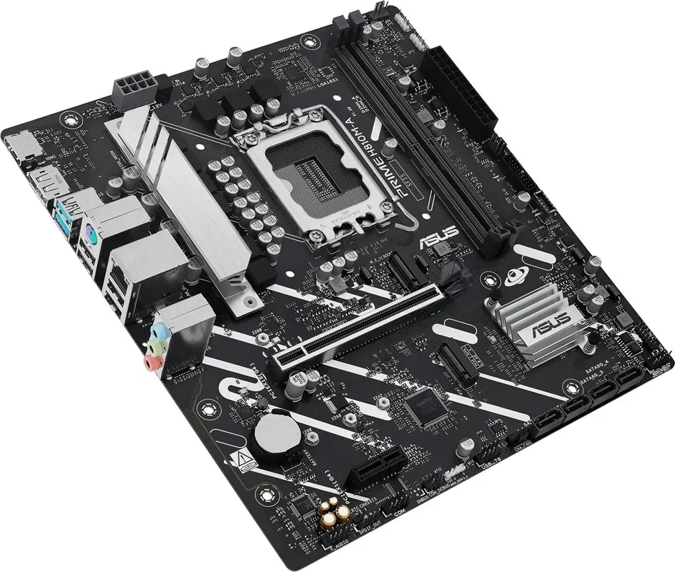 Pllakë amë ASUS PRIME H810M-A-CSM, Intel H810, micro ATX, E zezë - 1