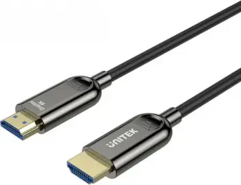 Kabëll HDMI optik UNITEK 8K 120Hz, 5m, i zi