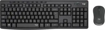 Tastierë wireless + maus Logitech MK295 SilentTouch, layout SLO, 2.4 GHz, grafit, set