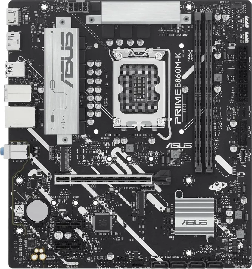 Pllakë amë ASUS PRIME B860M-K, Intel B860, micro ATX - 1