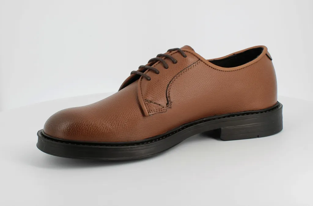 Këpucë elegante për meshkuj Solid, të kafta - 2