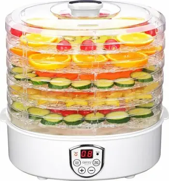 Tharëse ushqimi CAMRY CR 6659 5 tabaka, LCD, 35–70°C, timer 70h, 550W, e bardhë