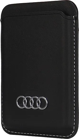 Mbështjellës Audi Synthetic Leather me magnet MagSafe, për iPhone, i zi - 2