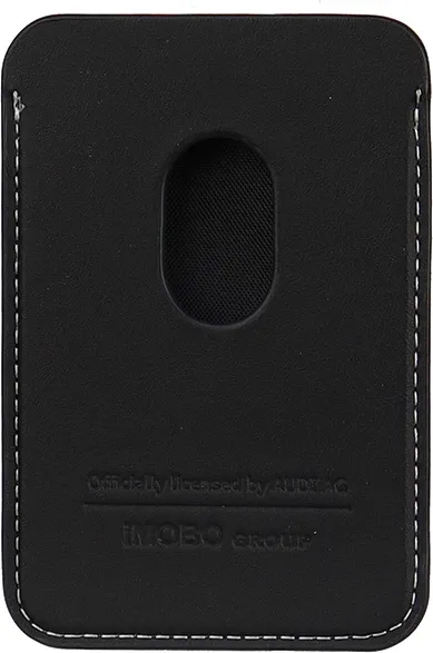 Mbështjellës Audi Synthetic Leather me magnet MagSafe, për iPhone, i zi - 4