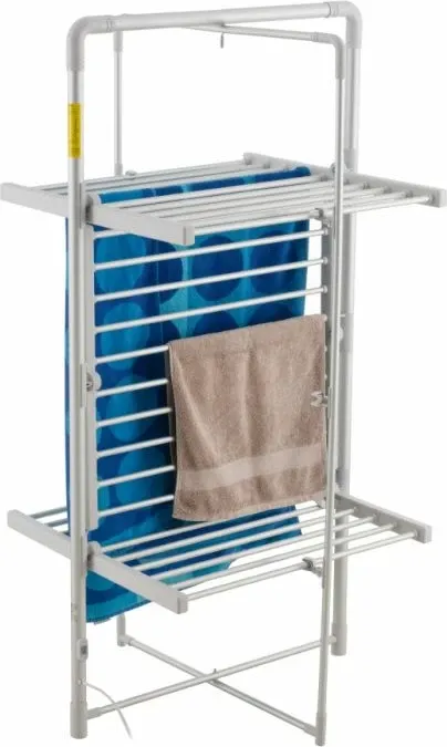 Stendë elektrike tharëse rrobash ADLER AD7829 300W, e palosshme, IP22, argjend/bardhë - 6