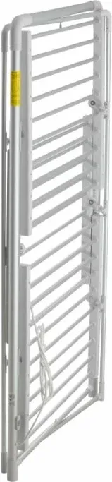 Stendë elektrike tharëse rrobash ADLER AD7829 300W, e palosshme, IP22, argjend/bardhë - 9