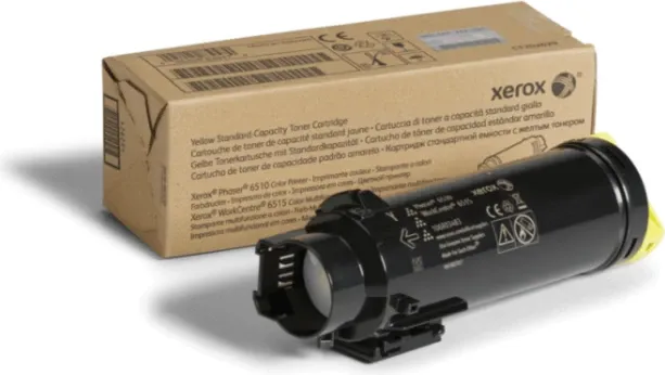 Toner XEROX 106R03483, standard capacity, 1000 faqe, i verdhë - 1