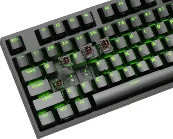 Tastierë Genesis Thor 404 TKL, RGB, Kailh Box Brown, e zezë