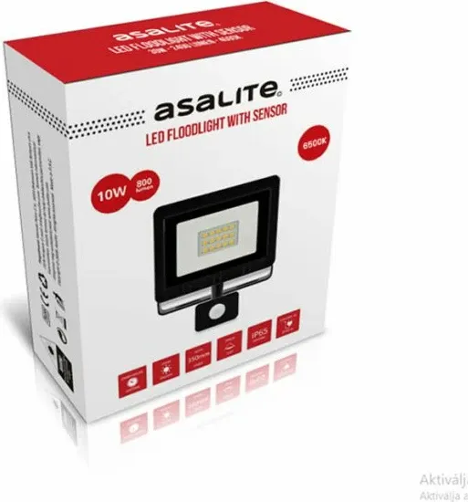 Reflektor LED ASALITE ASAL0138 10W 6500K 800lm me sensor, i zi - 2