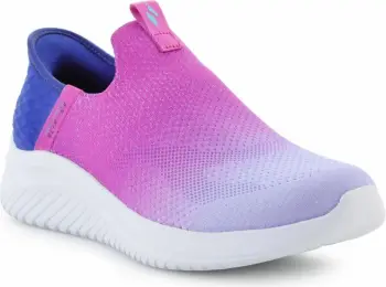 Atlete fëmijë Skechers, blu-rozë