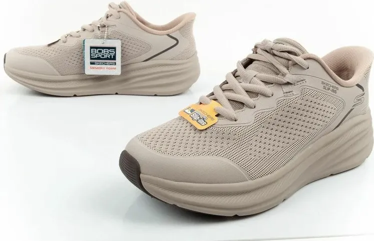 Atlete për meshkuj Skechers Bobs Skillz Slip-Ins, bezhë - 8