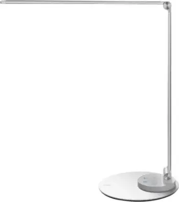 Llambë tavoline LED, TAOTRONICS TT-DL22, ultra slim, 10 W, me USB, argjend