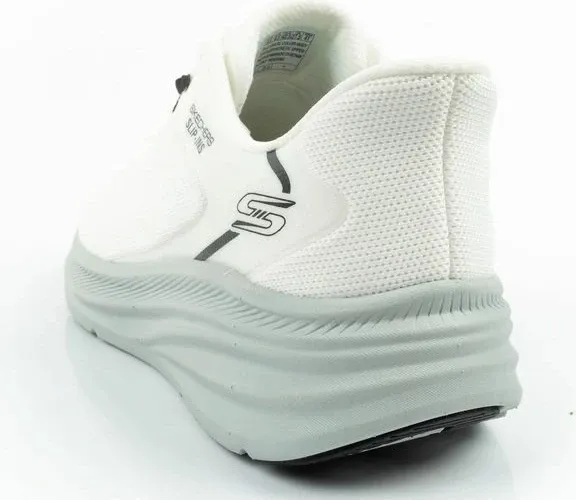 Atlete meshkuj Skechers Bobs Skillz Slip-Ins, të bardha - 5