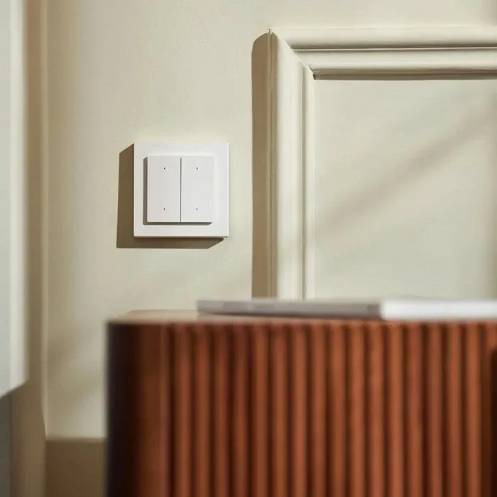 Switch dritash smart AQARA H2 EU WS-K07D, 2 butona, 1 kanal, Matter over Thread/Zigbee, i bardhë, paketim 1 copë - 6