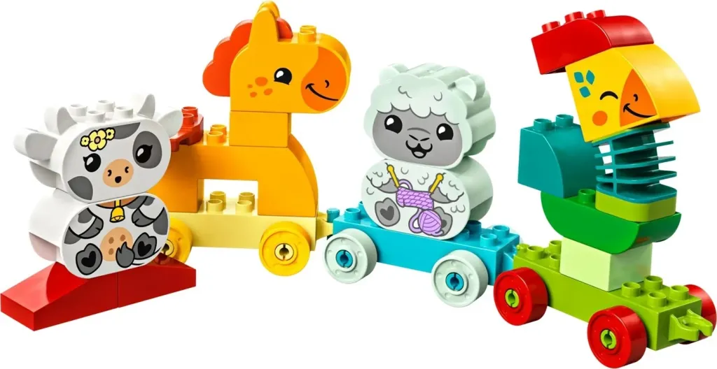 Lodra konstruktive Lego për fëmijë DUPLO Animal Train - 3