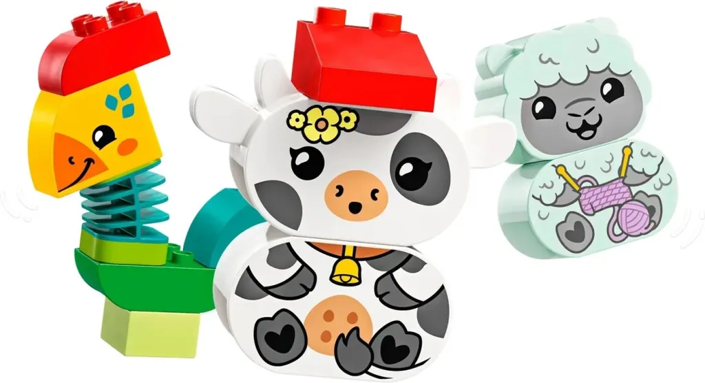 Lodra konstruktive Lego për fëmijë DUPLO Animal Train - 4