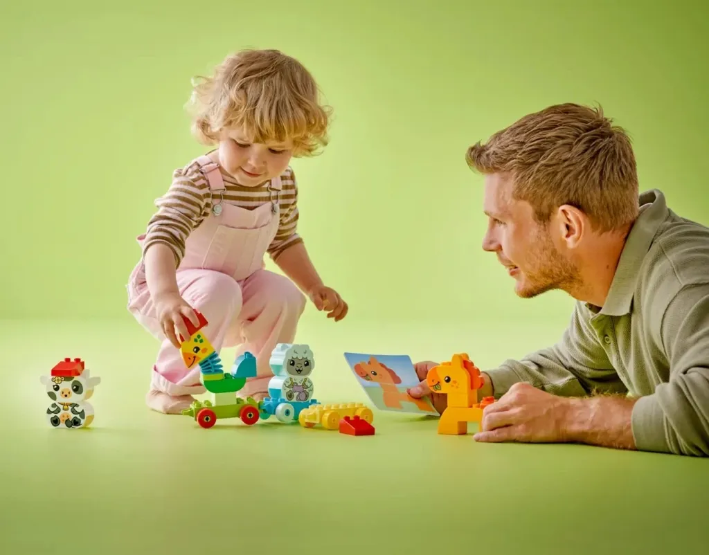 Lodra konstruktive Lego për fëmijë DUPLO Animal Train - 5
