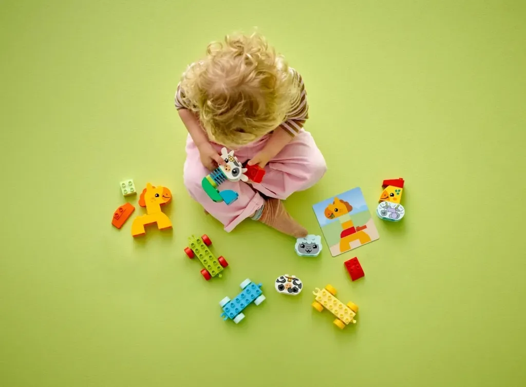 Lodra konstruktive Lego për fëmijë DUPLO Animal Train - 6