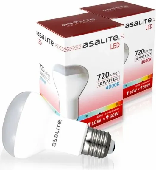 Llambë LED ASALITE R63 E27 10W 3000K 720lm - 1