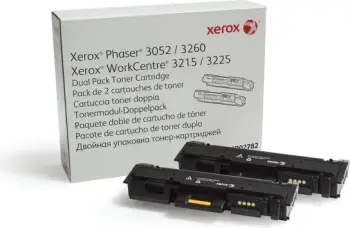 Toner XEROX 106R02782 6000 faqe (2x3000), 2 copë, e zezë