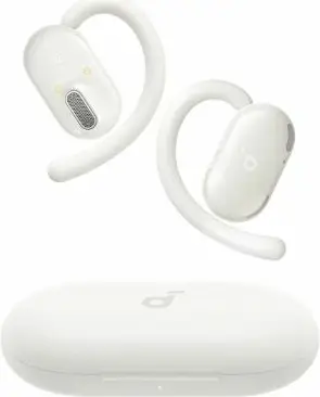 Kufje wireless Anker Soundcore V20i A3876G21, Bluetooth 5.4, IP55, 8/36 orë, drita të personalizueshme, të bardha, set me kuti karikimi + kabllo USB-C