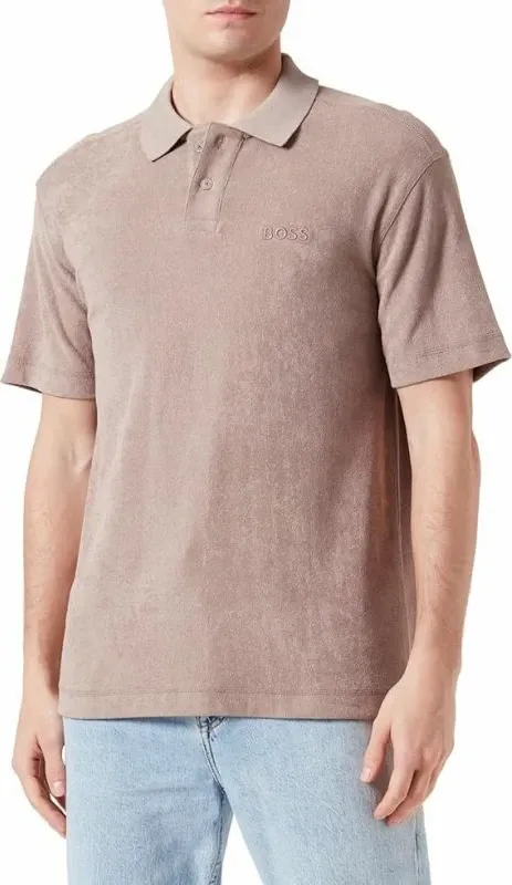 Maicë polo për meshkuj Boss, kafe - 2