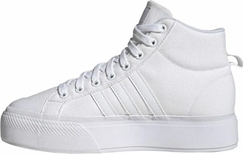 Atlete platforme adidas femra, të bardha - 2