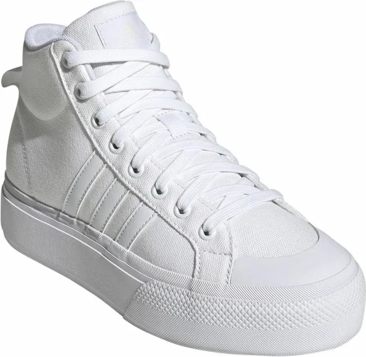 Atlete platforme adidas femra, të bardha - 4
