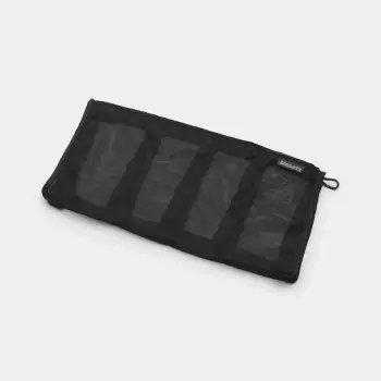 Qese larëse Brabantia Mesh Zip Up, për çorape dhe aksesorë, e bardhë
