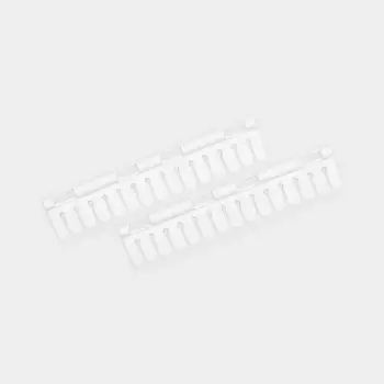 Mbajtëse çorapesh BRABANTIA Sock Holder Double Easy MPN 149788, 28 vende, set 2 copë, e bardhë