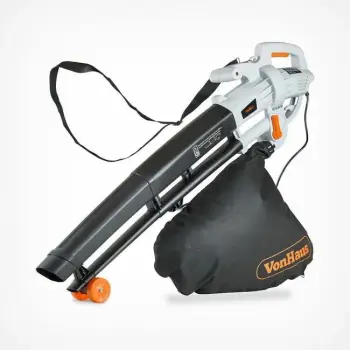 Fryrës gjetheje elektrik 3-në-1 VONHAUS 2500105, 3000W, qese 35L, gri/zezë/portokalli