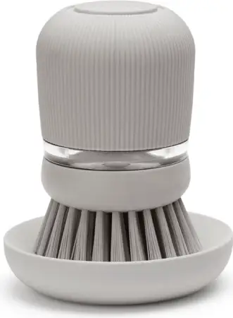 Furçë për enë me dozator sapuni Brabantia SinkSide 302824, 0.1 L, gri