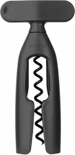 Hapëse vere (korkëskru) Brabantia Tasty+ MPN 121920, trup i gjerë deri 4.73 cm, e zezë