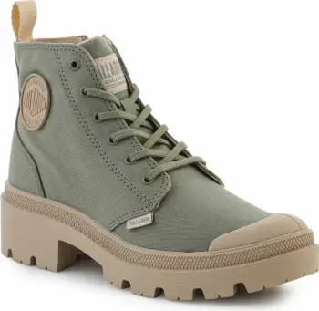 Çizme femra Palladium Pallabase Twill 96907-333, vetiver
