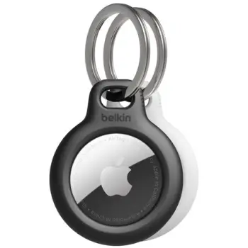 Mbajtës Belkin për AirTag, 2er-Pack, zi & bardhë
