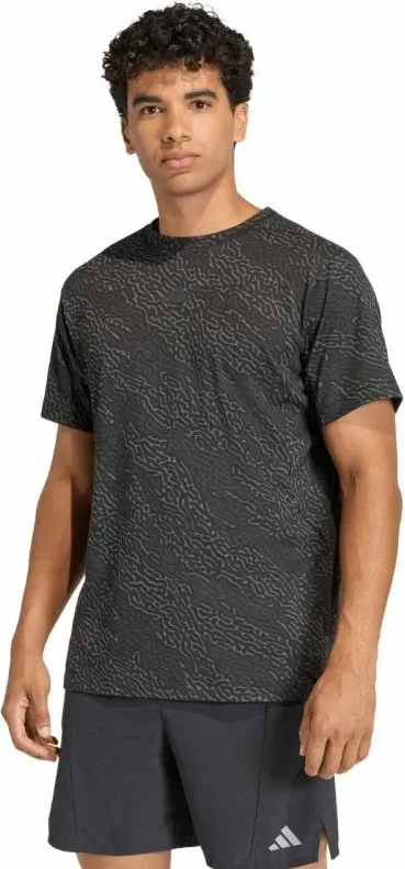 Maicë për meshkuj adidas D4T Power Aop Tee KF3097, e zezë - 1