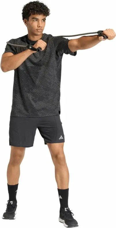 Maicë për meshkuj adidas D4T Power Aop Tee KF3097, e zezë - 6