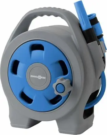 Rrotullues për zorrë uji BRUNNER AQUAFIL PRO 7203133N 11.6 m Ø7.9 mm, zorrë ushqimore, gri/kaltër